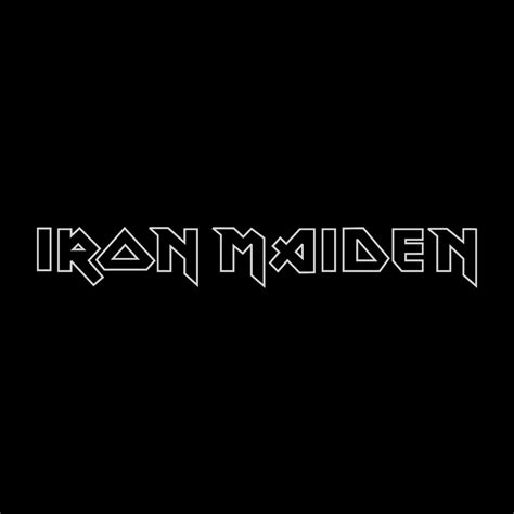 Iron Maiden Logo Black and White – Brands Logos