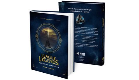 Explore The Realms Of Runeterra In Hardcover League of Legends Lore And ...