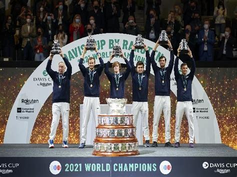 Russia defeated Croatia to win Davis Cup tennis tournament 2021