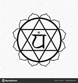 Chakra Symbols Black And White Sketch Coloring Page sketch template