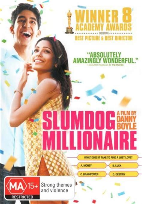 Slumdog Millionaire | Oscar movies, Good movies, Love movie