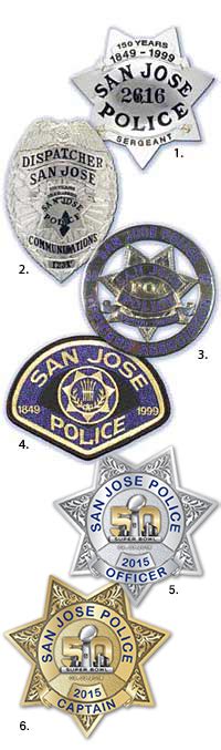 Badge History | San Jose Police Department, CA