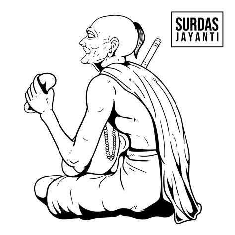 vector sketch of surdas jayanti 23627342 Vector Art at Vecteezy