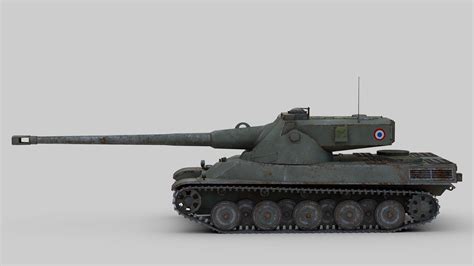 AMX 50 Tank 3D Model - TurboSquid 1896074