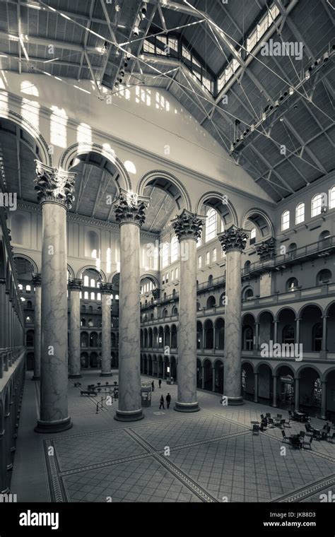 USA, Washington DC, National Building Museum, interior Stock Photo - Alamy