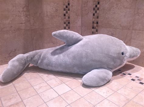 Large Dolphin Stuffed Animal Sea World Huge Soft Plush Toy Pillow 40" | #1799504135