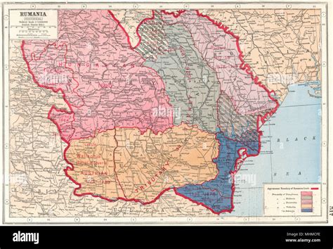 ROMANIA.Historical Transylvania Bessarabia Wallachia Moldavia Dobrudja ...