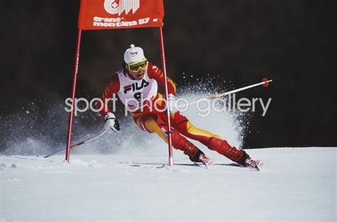 Vreni Schneider Switzerland Giant Slalom Worlds Crans Montana 1987 ...