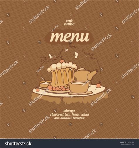 Cafe Menu Card Design Template Stock Vector (Royalty Free) 116351368 ...