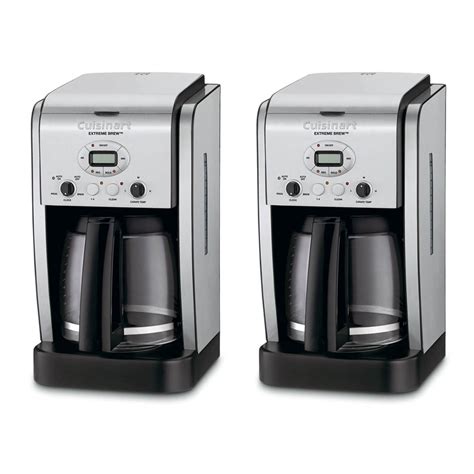 Cuisinart 12 Cup Programmable Brew Coffee Maker (Certified Refurbished) (2 Pack) - Walmart.com ...