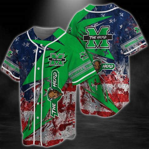 Marshall Thundering Herd NCAA Baseball Jersey BJ0938 – Choose Life. Choose Style