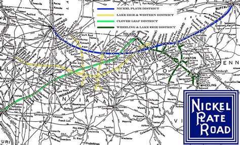 the New York, Chicago & St Louis RR / the NKP System Map