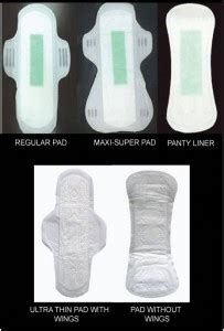 What are Sanitary Pads / Types