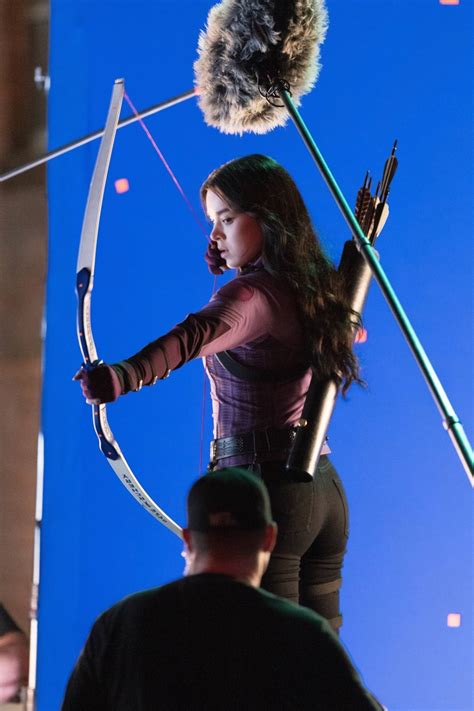 Hailee Steinfeld – ‘Hawkeye’ set in Atlanta – Georgia – GotCeleb