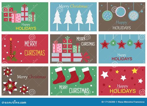 Christmas Gift Cards Stock Photo - Image: 17126300