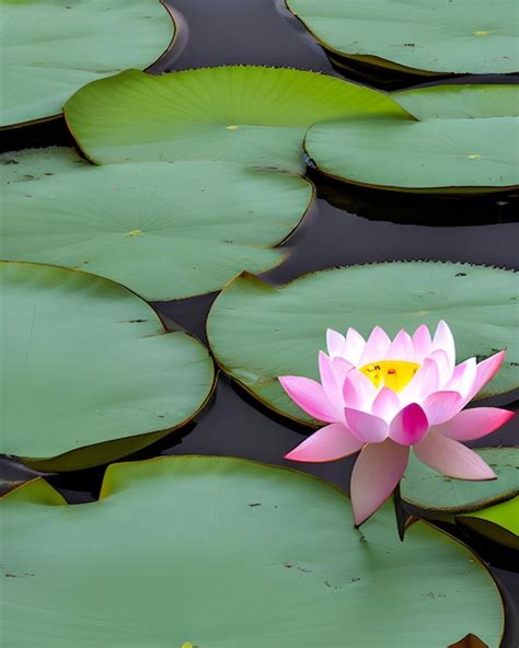 Premium Photo | Fresh pink lotus on water