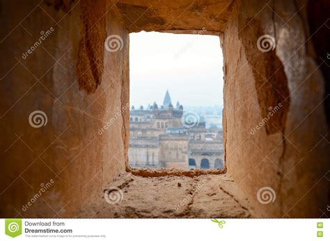 Orchha Palace, Rajasthan, India Stock Image - Image of travel, heritage ...