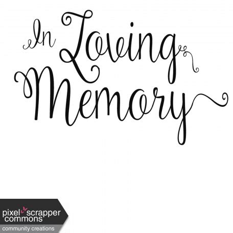 In Loving Memory PNG Image | PNG All