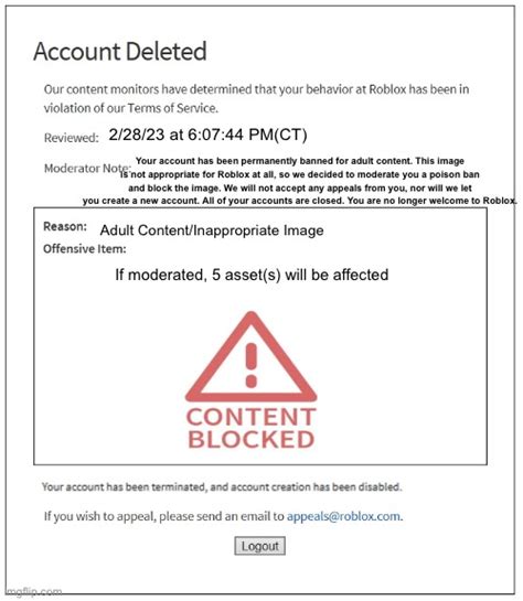 banned from ROBLOX - Imgflip