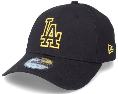 Los Angeles Dodgers Metallic Logo Black/Gold 9Forty Adjustable - New ...