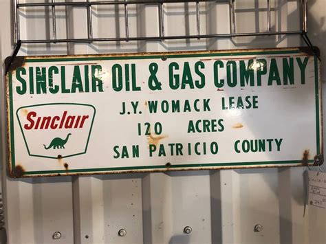 Sinclair Oil & Gas Company Sign | Street Dreams