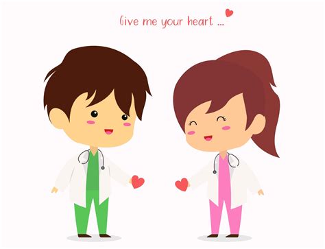 cute doctor couple by adam liu 刘晓雯 on Dribbble