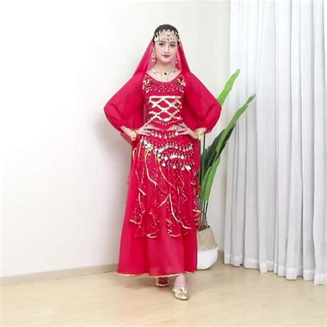 LZD Indian Dance Performance Costume Suit Women's New Ethnic Dance ...