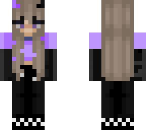 Purple E-Girl | Minecraft Skin