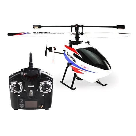 WLV911 2 4CH 2.4GHz Gyroscope Single Blades RC Helicopter With Radio Remote Control , V911 V911 ...