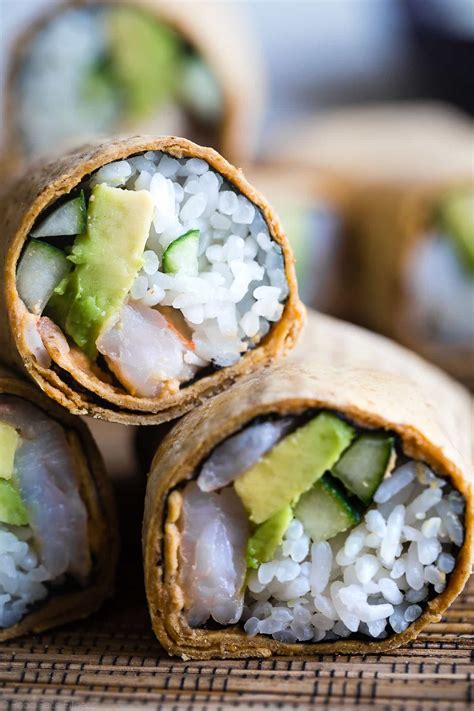 Sushi Burrito Recipe | Food Faith Fitness