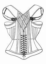 Coloring Page corset  Free Printables Img 19363 sketch template