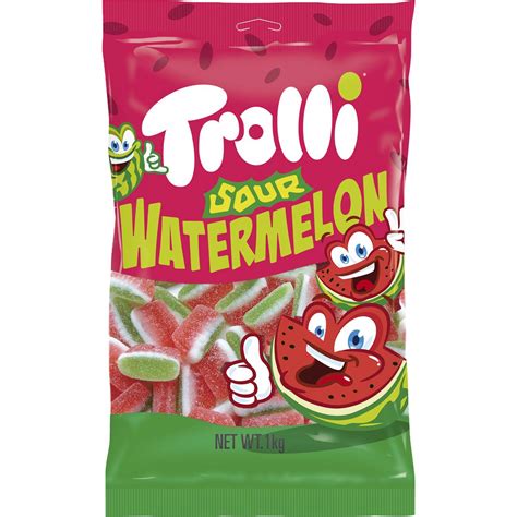 Trolli Sour Watermelon Slices 1kg | Woolworths