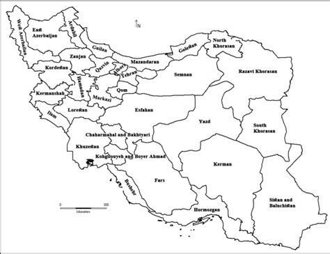 Map of provinces of Iran. | Download Scientific Diagram