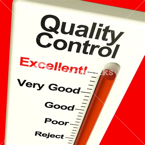 Quality Control Excellent Monitor Showing Satisfaction And Perfection Royalty-Free Stock Image ...