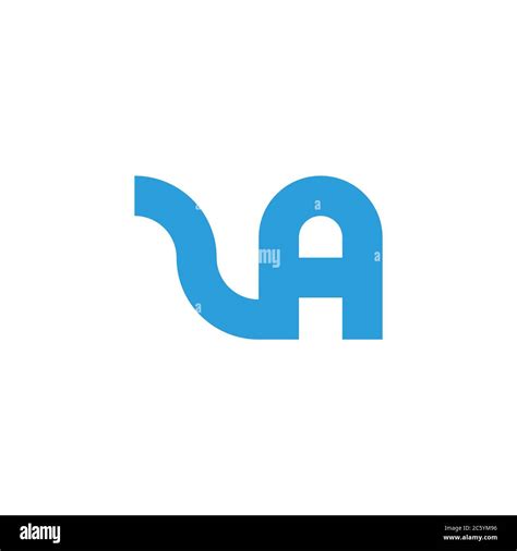 abstract letter 2a simple geometric line logo vector Stock Vector Image & Art - Alamy