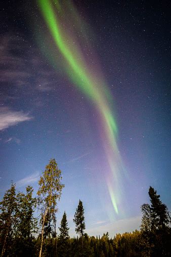 Yellowknife Aurora Borealis Stock Photo - Download Image Now - iStock