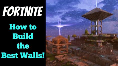 Fortnite How to Build the Best Walls! - YouTube