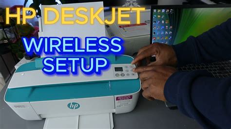 How To Do Wireless (WIFI) Setup For HP DESKJET 3700, 3772 Printer With ...