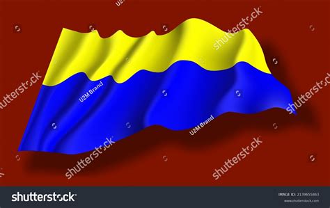 Ukraine Flag Waving Vector Illustration Stock Vector (Royalty Free ...