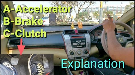 How to control clutch,accelerator & brake|ABC(accelerator,brake,clutch) explanation|Rahul drive ...