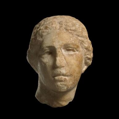 A GREEK MARBLE HEAD OF A GODDESS, CIRCA MID 4TH CENTURY B.C. | BC/AD Sculpture Ancient to Modern ...