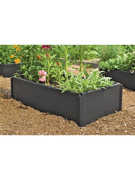 Recycled Plastic Raised Bed | Gardener's Supply | Raised garden, Garden beds, Garden supplies