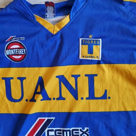 Tigres UANL Away Jersey Size Medium Rare Tigres... - Depop