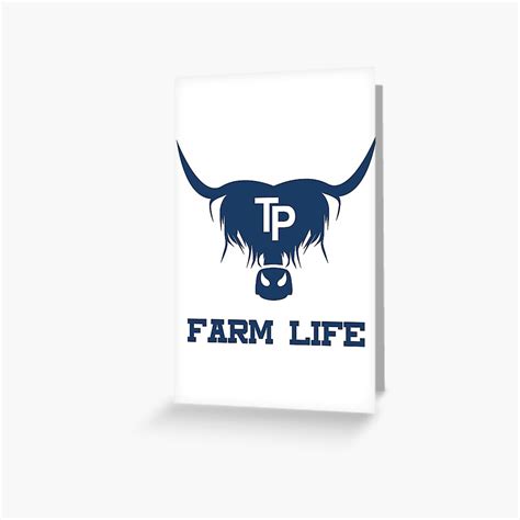 "Tom Pemberton Merch Farm Life Logo" Greeting Card by SamibShop | Redbubble