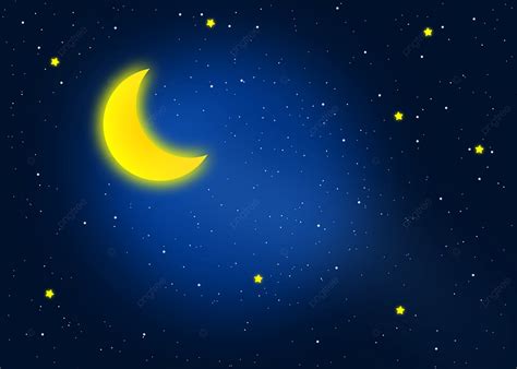 Beautiful Starry Night Sky Background, Blue Night Sky Background, Night ...