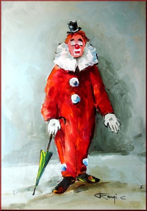 The clown by Rangi Sergio | Clown paintings, Clown, Famous clowns