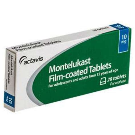 Montelukast 10mg Tablets x 28