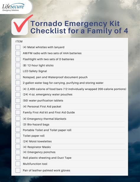 What Should You Have in Your Tornado Emergency Kit? | LifeSecure