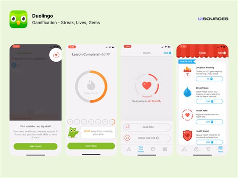 Duolingo - Gamification Screenshots | UI Sources