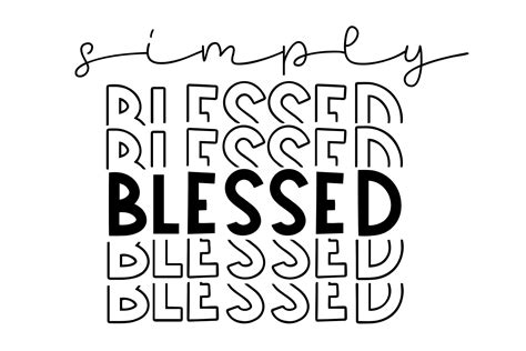 Simply Blessed - SVG PNG EPS By Studio 26 Design Co | TheHungryJPEG